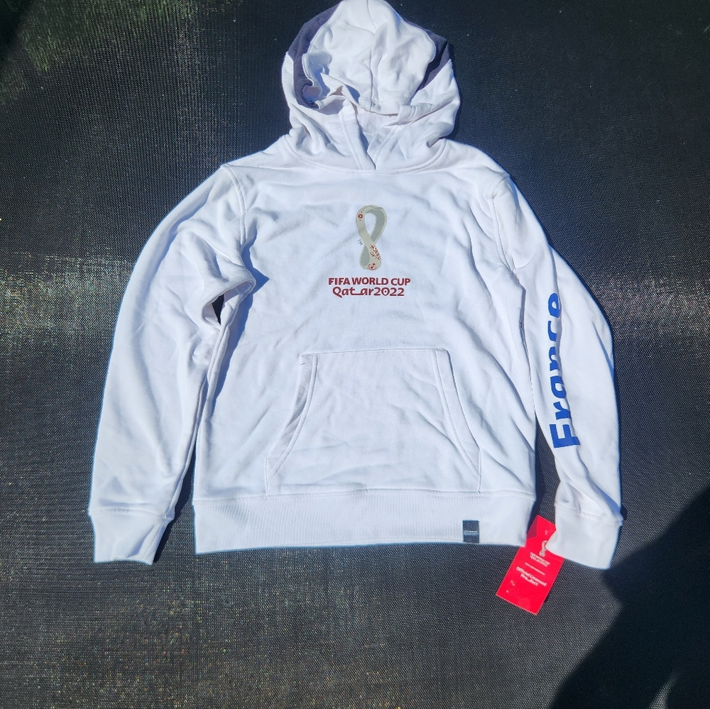 2022 WORLD CUP POLAND WHITE HOODIE - WOMEN'S M